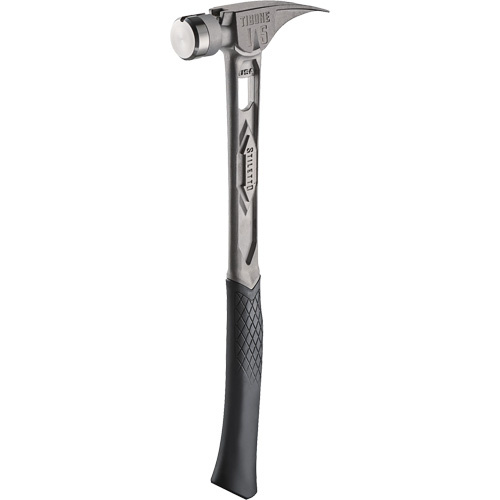 Milwaukee  TIB15SC  TIBONE? Smooth Titanium Framing Hammer, 15 oz., Solid Steel Handle, 17-17/50" L - Each
