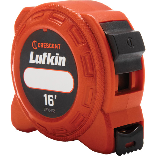 Lufkin By Crescent  L616-02  L600 Series Power Tape Measure, 3/4" x 16', Imperial Graduations - Each