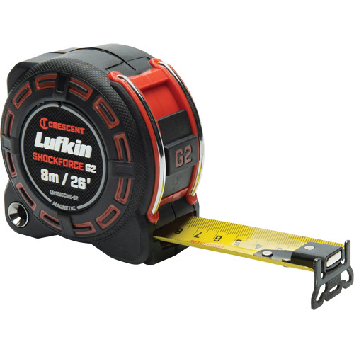 Lufkin By Crescent  LM1225CME-02  Shockforce? G2 Magnetic Tape Measure, 1-1/4" x 26' - Each