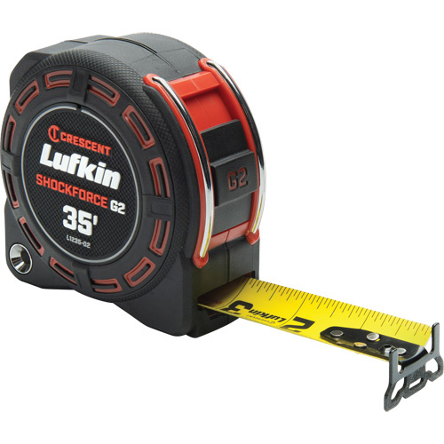Lufkin By Crescent  L1235-02  Shockforce? G2 Tape Measure, 1-1/4" x 35' - Each