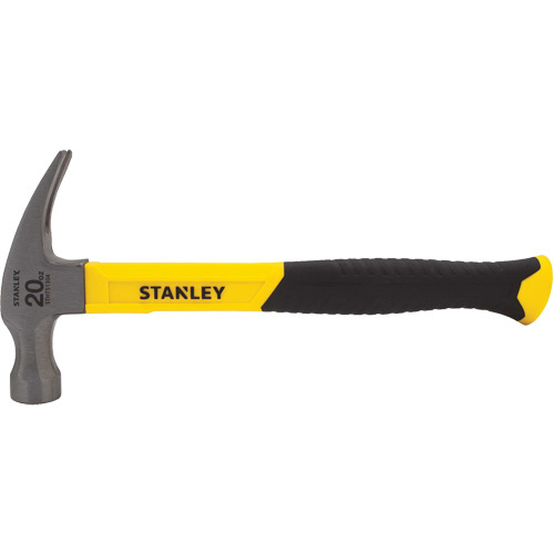 Stanley Tools  STHT51304  Rip Claw Hammer, 20 oz., Fibreglass Handle, 12-3/4" L - Each