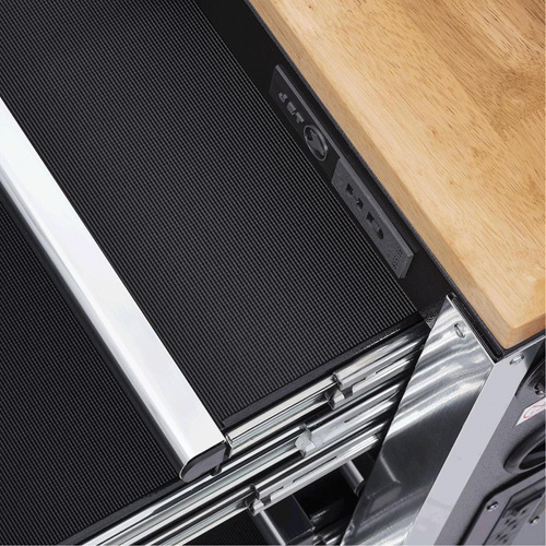 JET 842622 HDRC5212 HD Series Roller Cabinet, 12 Drawers, 51-1/4" W x 21" D x 40-3/10" H, Black - Each - Image 3