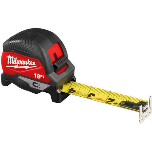 Milwaukee  48-22-1016M  Magnetic Tape Measure, 1-1/8" x 16' - Each