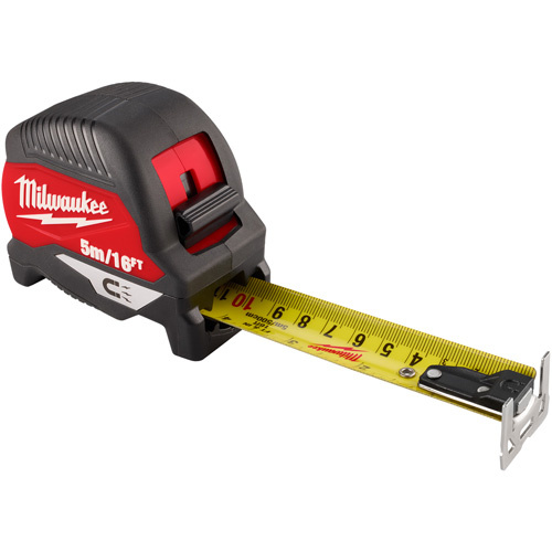 Milwaukee  48-22-1017M  Magnetic Tape Measure, 1-1/8" x 16'/5 m - Each