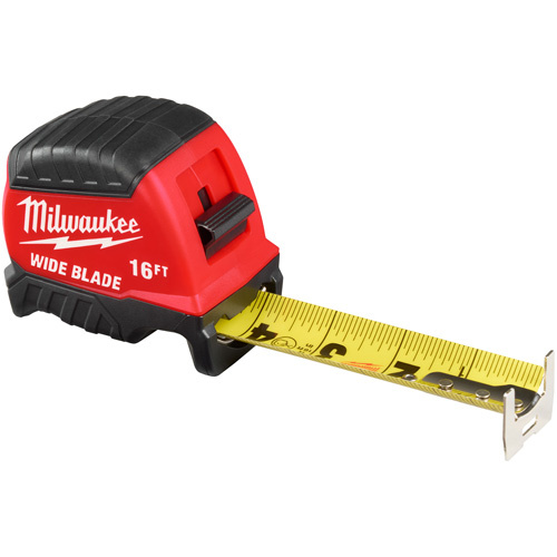 Milwaukee  48-22-1216  Wide Blade Measuring Tape, 1-3/8" x 16' - Each