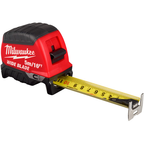 Milwaukee  48-22-1217M  Wide Blade Magnetic Measuring Tape, 1-3/8" x 16' - Each
