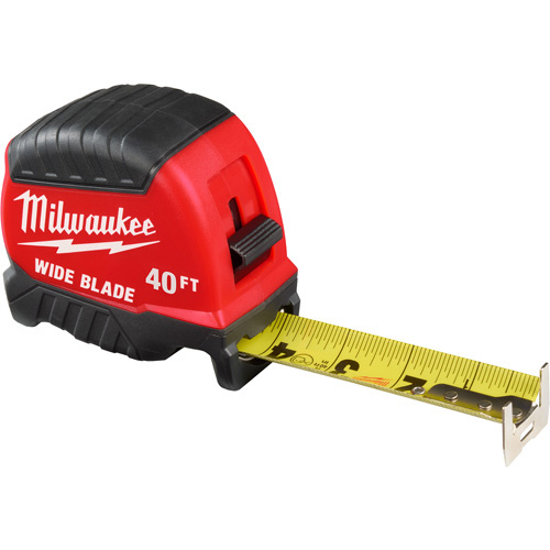 Milwaukee  48-22-1240  Wide Blade Tape Measure, 1-3/8" x 40' - Each