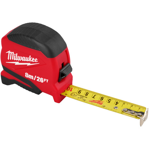 Milwaukee  48-22-1726  Compact Tape Measure, 1" x 26' - Each