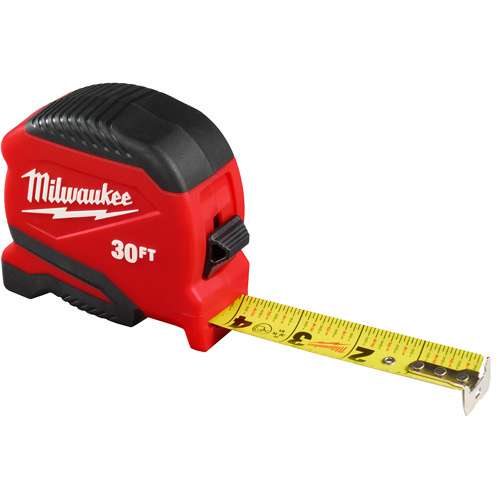 Milwaukee  48-22-1730  Compact Tape Measure, 1" x 30' - Each