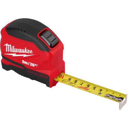 Milwaukee  48-22-1826  Auto-Lock Tape Measure, 1" x 26' - Each