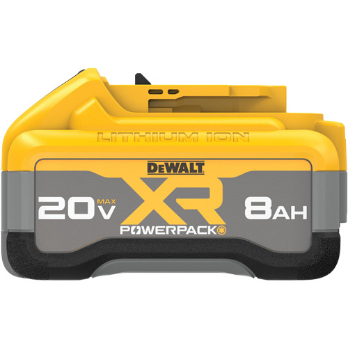 DEWALT DCB2108 MAX* XR POWERPACK? Battery, Lithium-Ion, 20 V, 8 Ah - Each