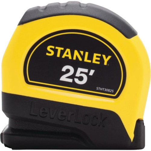 Stanley Tools  STHT33607  Tylon Measuring Tape, 1" x 25', Imperial Graduations - Each