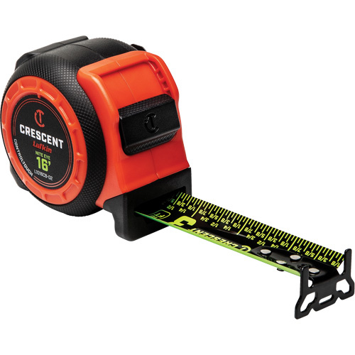 Lufkin By Crescent  L1016CB-02   CONTROLTOUCH NITE EYE Tape Measure, 1-3/16" x 16', SAE Graduations
