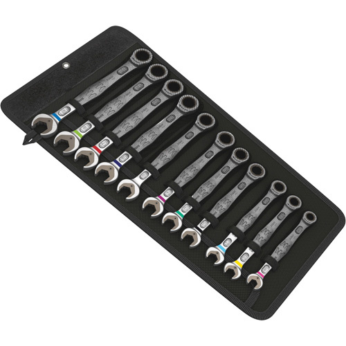Wera Tools  05020013001  6000 Joker Ratcheting Combination Wrench Set, Combination, 11 Pieces, Metric - Each