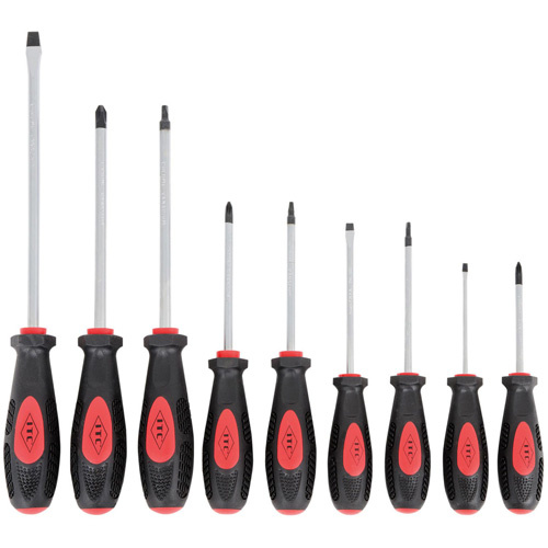 ITC  020906  IESD-9S Ergonomic Screwdriver Set, 9 Pcs., Magnetic - Each