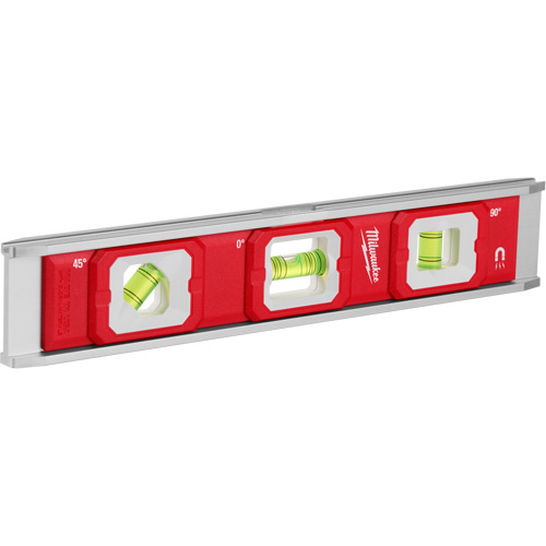 Milwaukee  48-22-5106  Torpedo Level, 10" L, Aluminum, 3 Vials, Magnetic