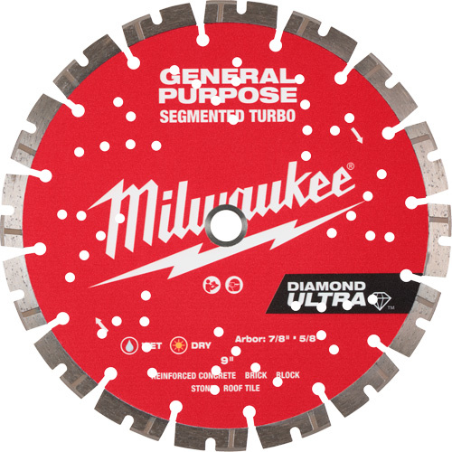 Milwaukee 49-93-7532 DIAMOND ULTRA? Segmented Turbo General Purpose Diamond Blade