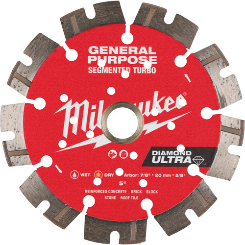 Milwaukee 49-93-7526 DIAMOND ULTRA? Segmented Turbo General Purpose Diamond Blade