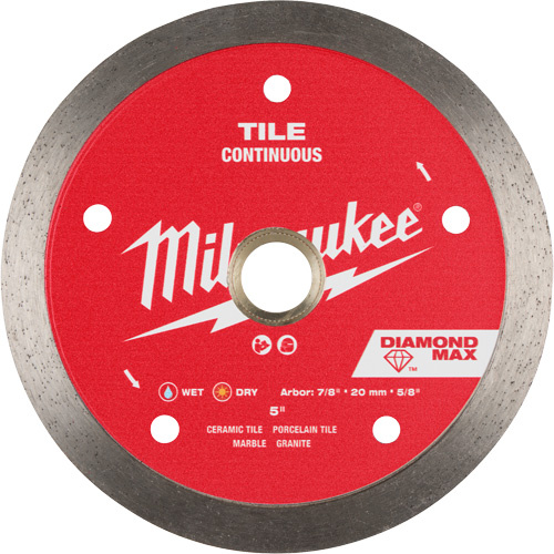 Milwaukee 49-93-9205 DIAMOND MAX Continuous Tile Diamond Blade-(Each)
