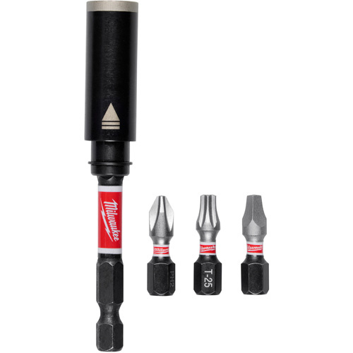 Milwaukee  48-32-7905  SHOCKWAVE? Impact Duty 3in. Screw-Holding Bit Holder & Insert Bit Set
