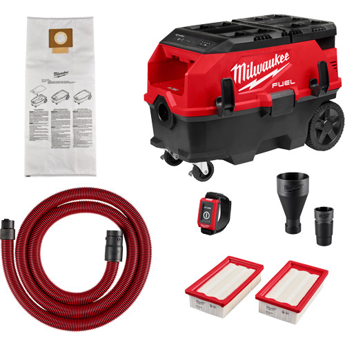 Milwaukee  0888-22HD  M18 FUEL? 9 Gallon Dual Battery Dust Extractor with PACKOUT? Compatibility and VACLINK? Kit