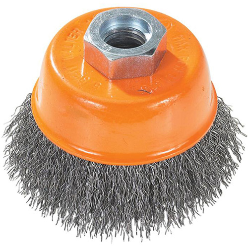 Walter Surface Technologies  13D304  Crimped Wire Cup Brush with Ring - Each