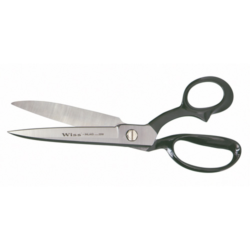 Wiss By Crescent  W20W  Wide Blade Industrial Shears, 4-3/4" Cut Length, Rings Handle - Each