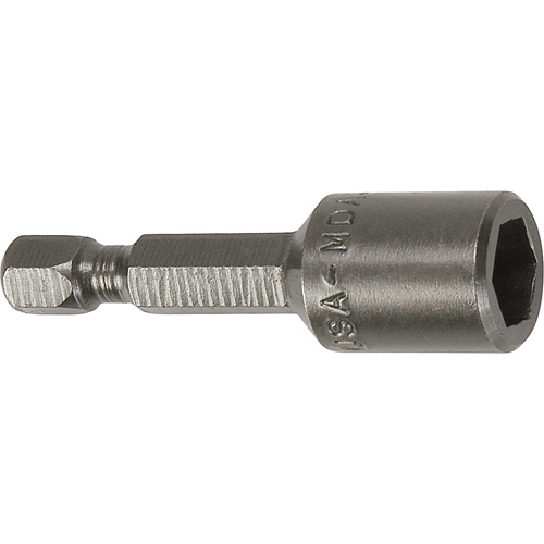 Apex MDA-10MM Nutsetter For Metric Sheet Metal Screws, 10 mm Tip, 1/4" Drive, 44.5 mm L, Magnetic-(Each)