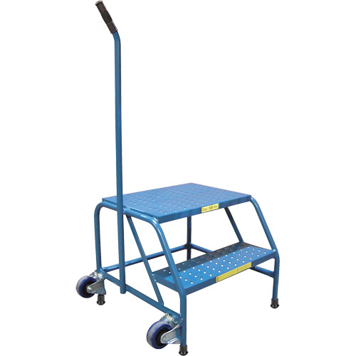 KLETON  Tilt-N-Roll Step Stands, 2 Step(s), 24" L x 29" W x 19" H, 300 lbs. Capacity - Each