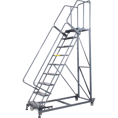Ballymore  CAL-ML063221-P  Monster Rolling Ladders, 6 Steps, 24" Step Width, 60" Platform Height, Steel - Each