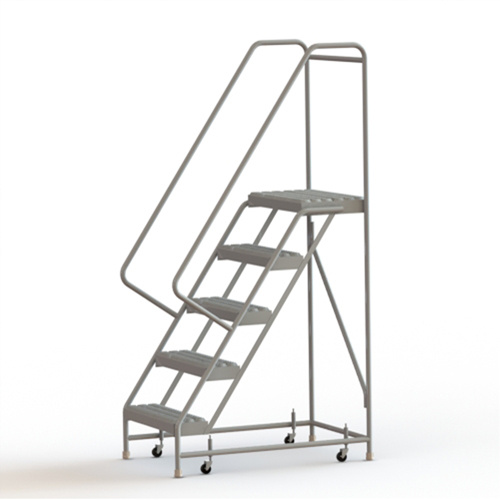 Tri-Arc Manufacturing  WLAR105245  Rolling Ladder, 5 Steps, 24" Step Width, 50" Platform Height, Aluminum - Each