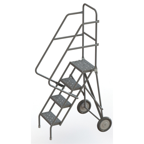 Tri-Arc Manufacturing  KDRF104166  Steel Rolling Ladder, 4 Steps, 16" Step Width, 40" Platform Height, Steel - Each