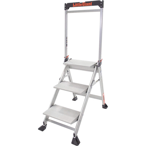 Little Giant Ladders 11903-303 Jumbo Step Ladder, 2.2', Aluminum, 375 lbs. Capacity, Type 1AA-(Each)
