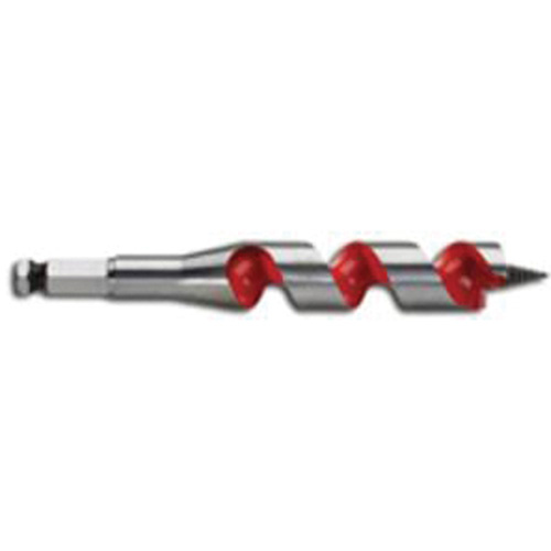Milwaukee 48-13-0813 Ship Auger Drill Bit, 13/16" Diameter, 3" Flute, 7/16" Hex Shank-(Each)