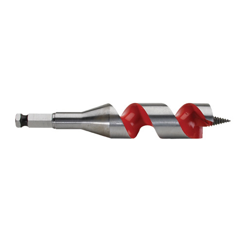 Milwaukee 48-13-1123 Ship Auger Drill Bit, 1-1/8" Diameter, 3" Flute, 7/16" Hex Shank-(Each)
