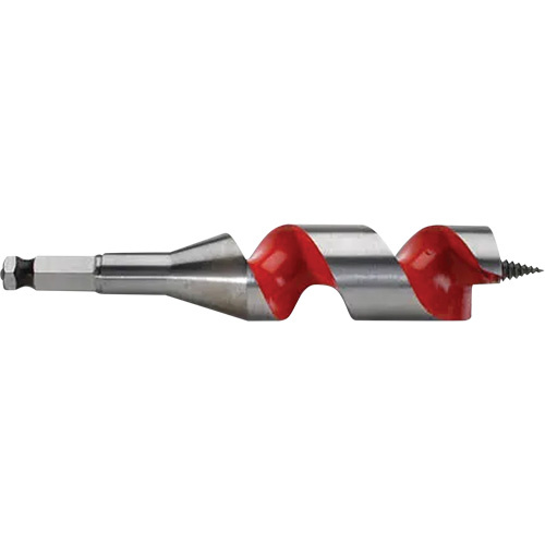 Milwaukee 48-13-1503 Ship Auger Bit, 1-1/2" Diameter, 3" Flute, 7/16" Hex Shank-(Each)