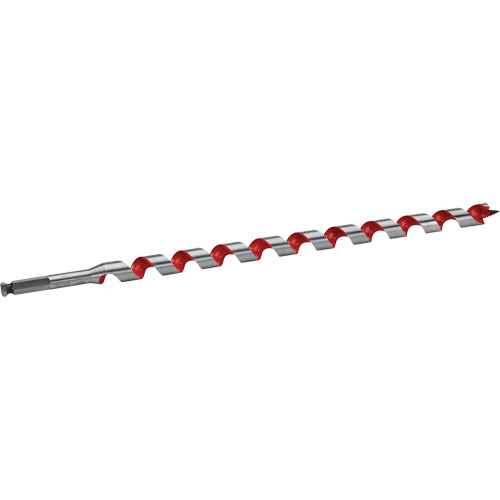 Milwaukee 48-13-5810 Ship Auger Drill Bit, 13/16" Diameter, 15" Flute, 7/16" Hex Shank-(Each)
