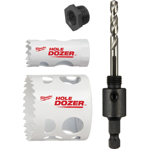 Milwaukee  49-22-4063  Hole Dozer? Door Lock Hole Saw Kit, 4 Pieces - Each