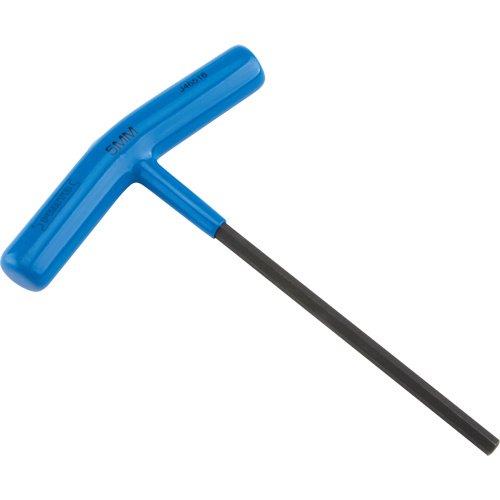 Proto  J46516  Hex Key - Metric, Hex End, 5 mm x 6" L, T Handle - Each