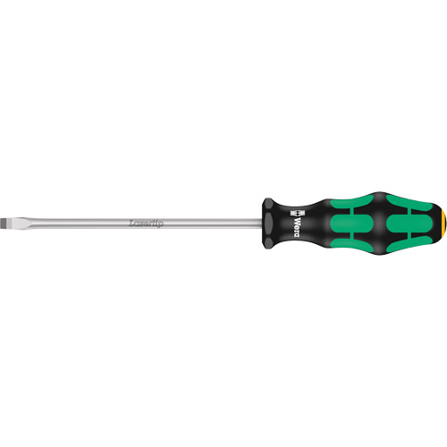Wera Tools  05110010001  Tapered Slotted Screwdriver, 6.5 mm Tip, Round, 10-1/16" L, Plastic Handle - Each