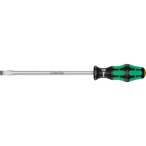 Wera Tools  05110104001  Tapered Slotted Screwdriver, 3/8", 12" L, Plastic Handle - Each