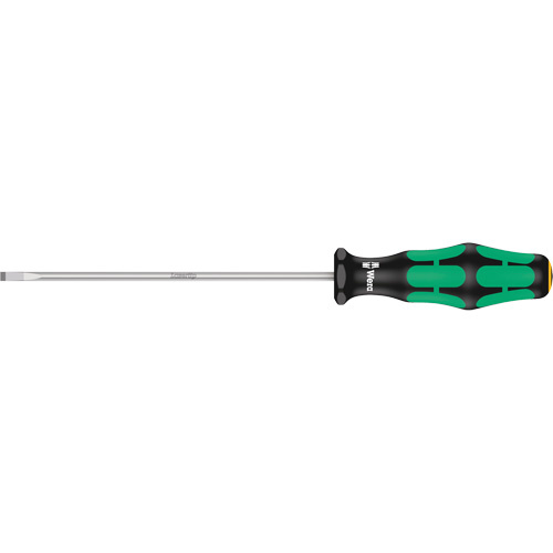 Wera Tools  5110002001  Slotted Screwdriver, 3.5 mm Tip, Round, 8-1/8" L, Plastic Handle - Each