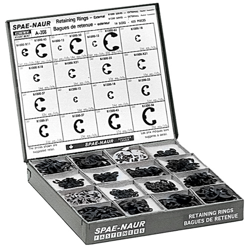 Spaenaur  805-404  External Retaining Ring Assortments - Each