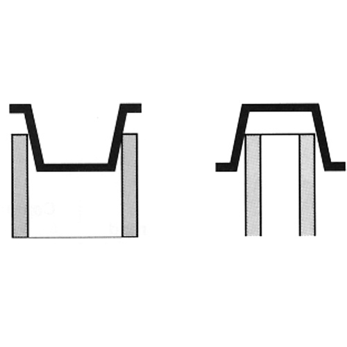 Spaenaur  317-117  Plastic End Cap, 1/2" Dia. - Pack of 100