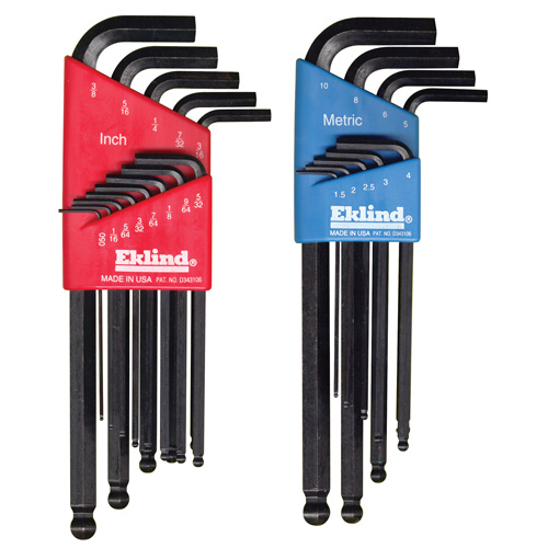 Eklind  18220  Balldrive Hex Key, Hex End, 5/16" x 6" L, L Shape - Each