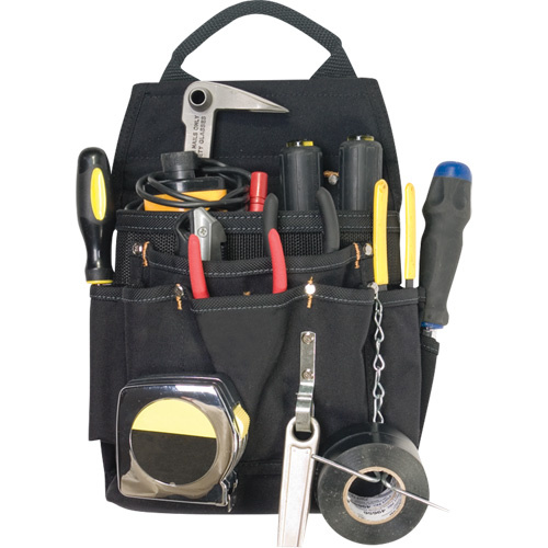 Kuny's EL-5505 Professional Electrician's Pouches, Multiple Tool Holder, Polyester, 11 Pockets-(Each)