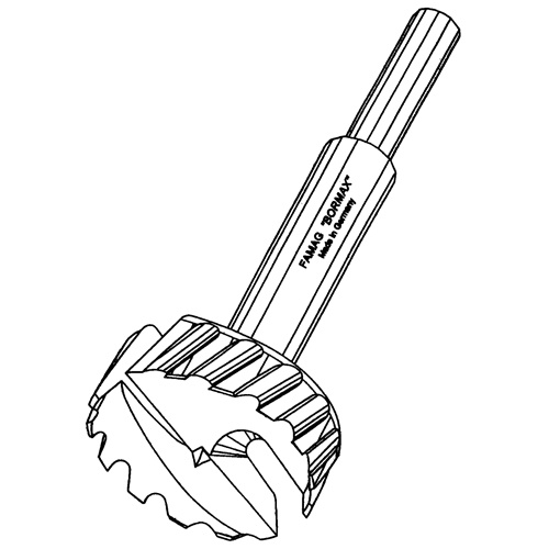 Dimar BOR-12 Bormax Forstner Bits, 1/2", 5/16" Shank, 3-1/2" Length-(Each)