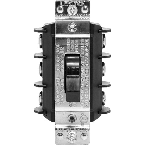 Leviton MS303-DS Single Phase Manual Disconnect Switch-(Each)