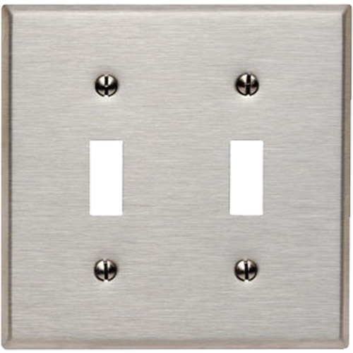 Leviton  84009-C  2-Toggle Wallplate - Each