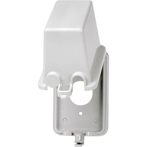 Leviton  5978-DGY  Extra Deep Weather Resistant Single Receptacle Cover - Each